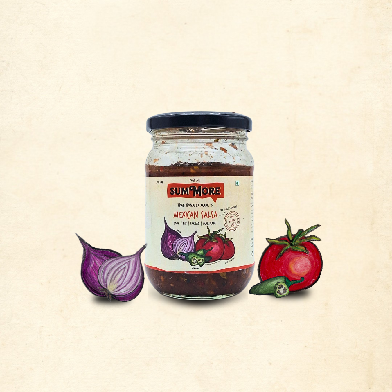 Jar of Mexican Salsa by Pass Me Summore