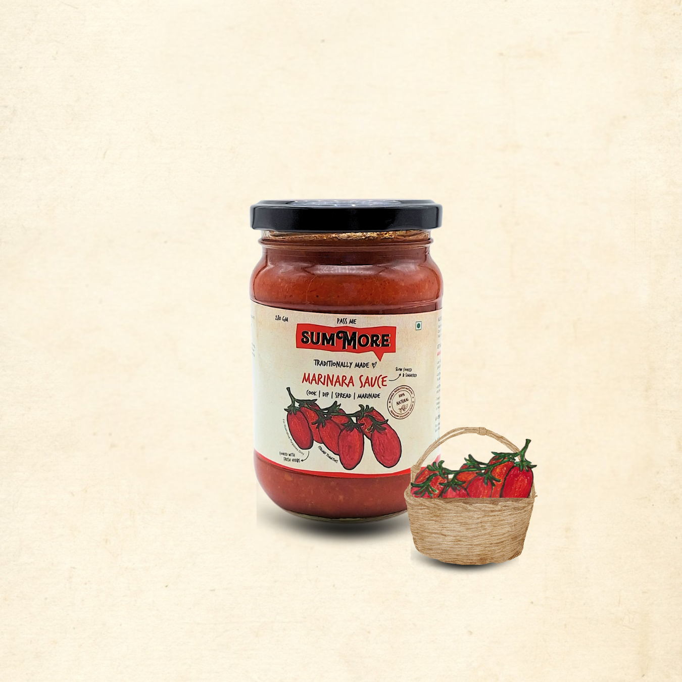 Jar of Marinara Sauce by Pass Me Summore 