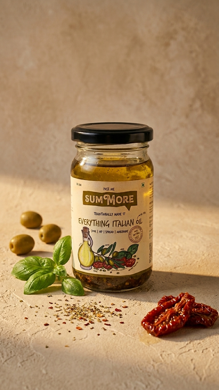 Everything Italian Oil| Pass Me Summore| Infused Olive Oil | 100% Natural