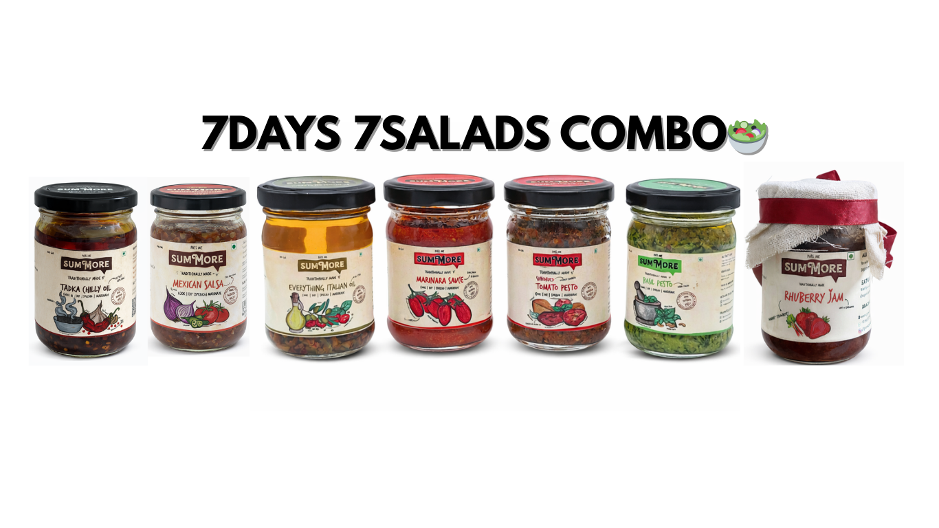 7DAYS 7SALADS COMBO (+Free honey balsamic vinaigrette)