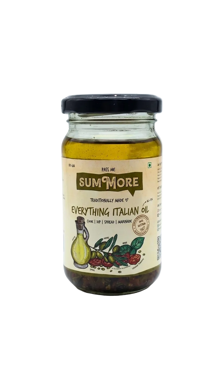 Everything Italian Oil| Pass Me Summore| Infused Olive Oil | 100% Natural