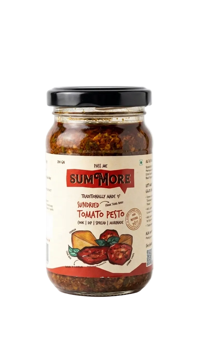 Sundried Tomato Pesto | Pass Me Summore| 100% Natural