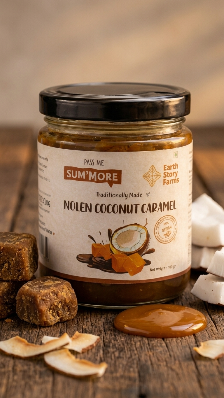 Nolen Coconut Caramel | Pass Me Summore X Earth Story Farms| 100% Natural