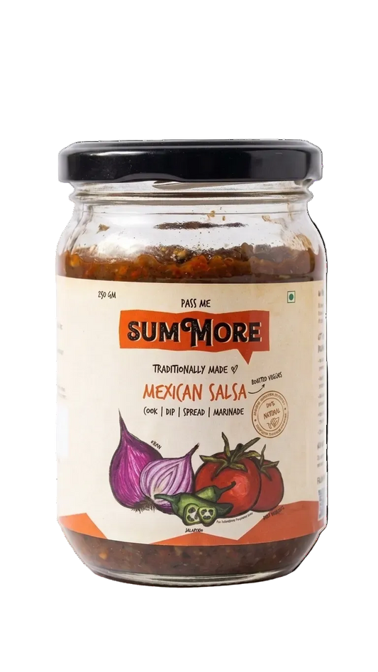 Fire-Roasted Mexican Salsa| Pass Me Summore| 100% Natural