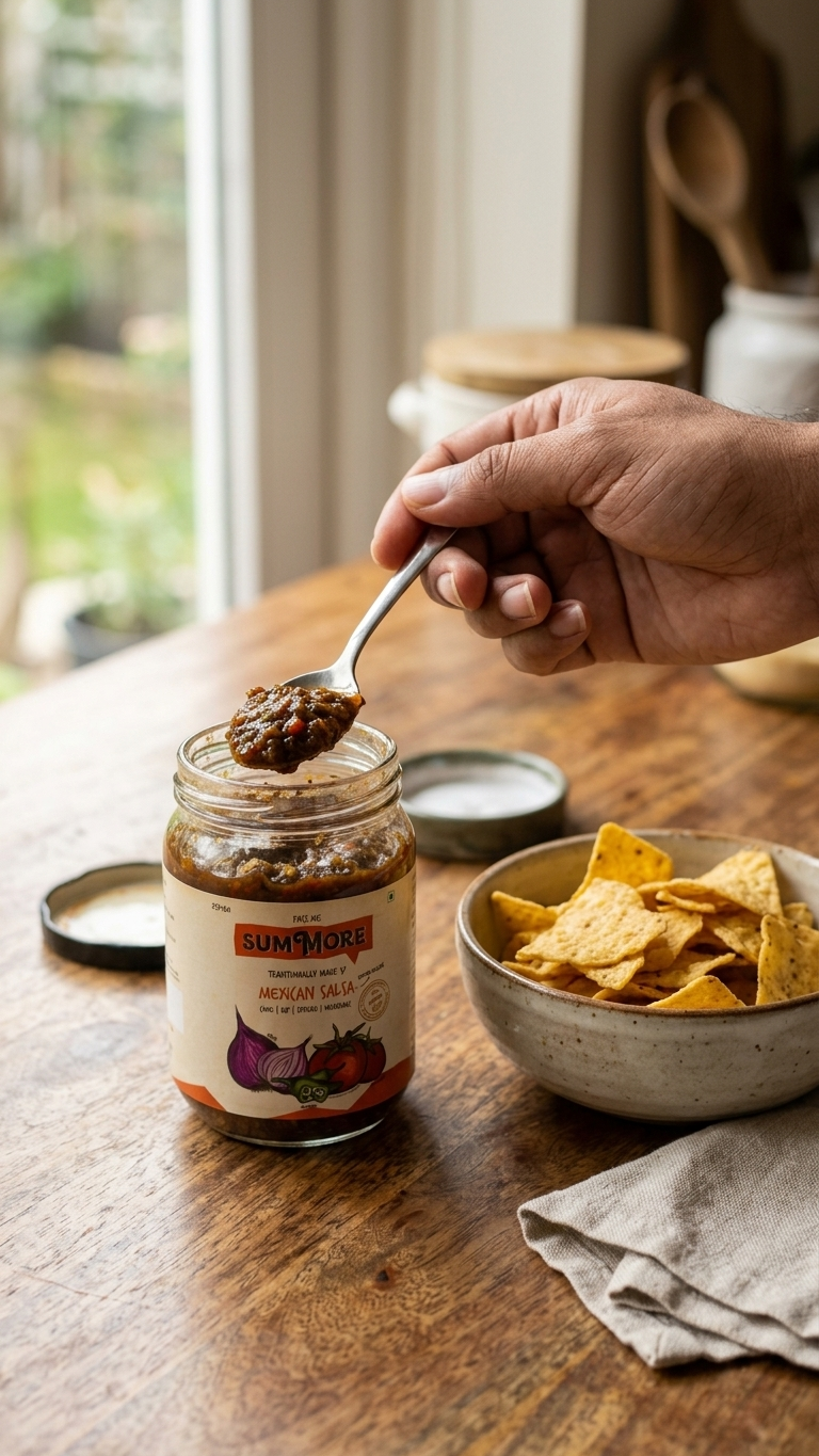 Fire-Roasted Mexican Salsa| Pass Me Summore| 100% Natural